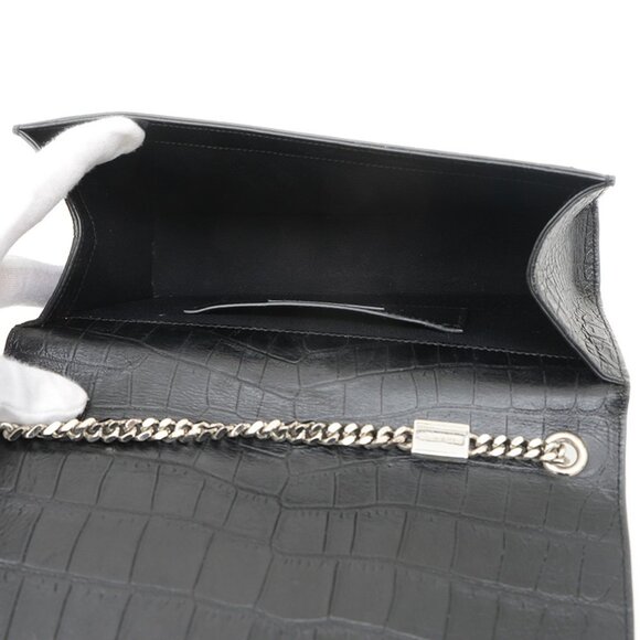 YVES SAINT LAURENT Black Leather Shoulder Bag - Picture 5 of 9